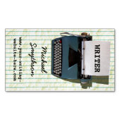 Schrijver Reinzetapparaat schrijfmachine op gelijn Magnetisch Visitekaartje (Voorkant)