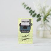 Schrijver Reinzetapparaat schrijfmachine op gelijn Visitekaartje (Staand voorkant)