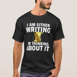 Schrijver Schrijft Voor Auteur Dichter Schrijfmac T-shirt