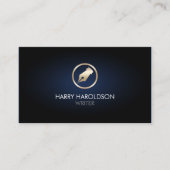 Schrijver Schrijver Pen Nib Visitekaartje (Voorkant)