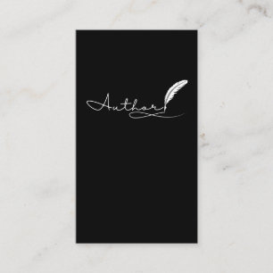 Schrijver schrijver schrijver schrijver schrijver  visitekaartje