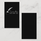 Schrijver schrijver Witty Storyteller Visitekaartje (Voorkant / Achterkant)