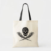 Schrijver Skull en Crossbones Quills Tote Bag (Voorkant)