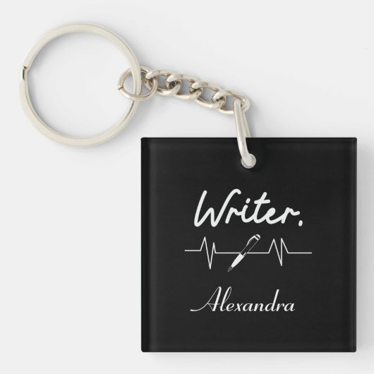 Schrijver Sleutelhanger (voorkant)