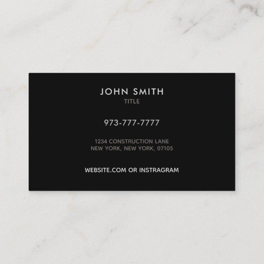 Schrijver Slogans Visitekaartjes (Achterkant)