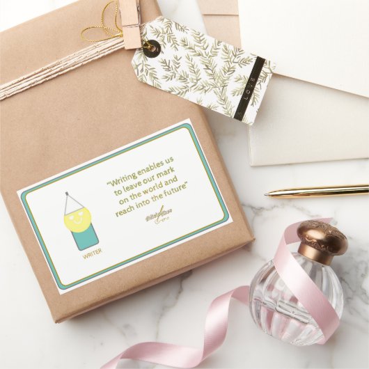 SCHRIJVER Sticker van Dichter Adiela Akoo (Geschenken)