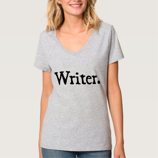 Schrijver. T-shirt (Voorkant)