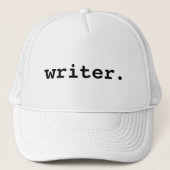Schrijver Trucker Pet (Voorkant)