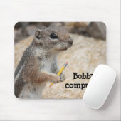 Schrijver uit de eekhoorn Mousepad Muismat (Met muis)