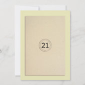 Schrijver van bibliotheekkaartenboek op feestdag u kaart (Achterkant)