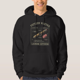 Schrijver van fictie Logboek Afdeling Vrachtwagenc Hoodie