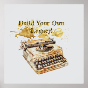 Schrijver van het boek "Build Your Own Legacy" Poster