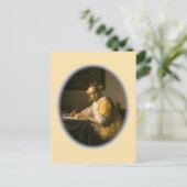 Schrijver van Vermeer Briefkaart (Staand voorkant)
