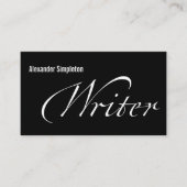 Schrijver Visitekaartje (Voorkant)