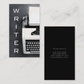 Schrijver Visitekaartje (Voorkant / Achterkant)