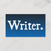 Schrijver Visitekaartje (Voorkant)