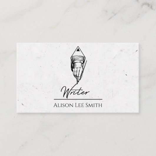 Schrijver Visitekaartje (Voorkant)