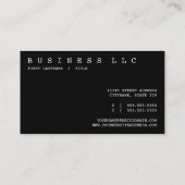 schrijver. visitekaartje (Achterkant)