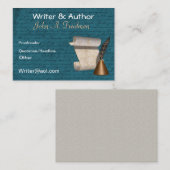 Schrijver/Visitekaartje auteur Visitekaartje (Voorkant / Achterkant)