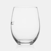 Schrijver Wijnglas Zonder Voet (Links)