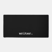 Schrijver Zwart of kies uw kleur Bureaumat (Voorkant)