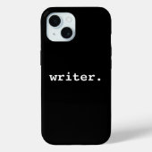 Schrijver Zwart of kies uw kleur Case-Mate iPhone Case (Achterkant)