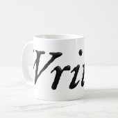 Schrijver Zwarte Ing Koffiemok (Voorkant links)