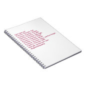 Schrijverjournaal met Feverish Motivation Notitieboek (Rechterzijde)