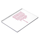 Schrijverjournaal met Feverish Motivation Notitieboek (Linkerzijde)