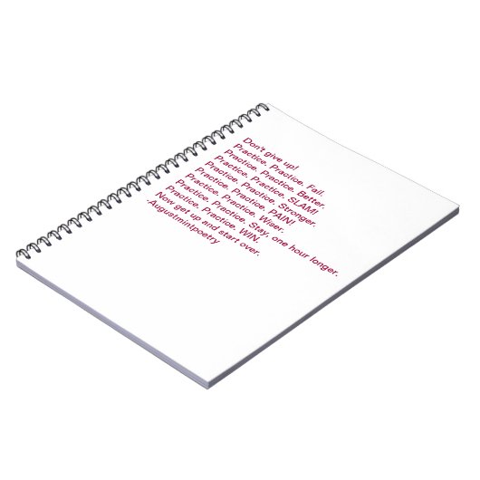 Schrijverjournaal met Feverish Motivation Notitieboek (Linkerzijde)