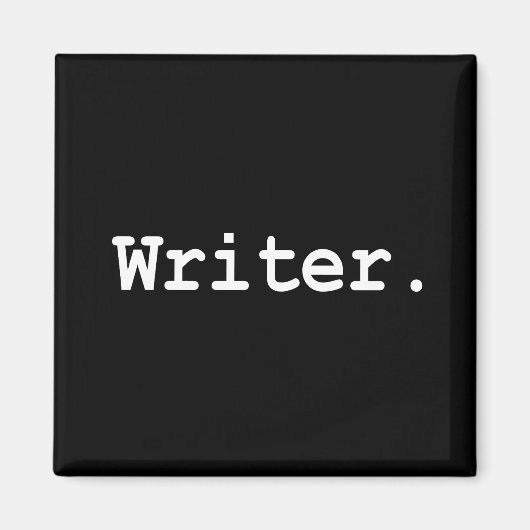 Schrijvermagneet - Vierkant Magneet (Voorkant)