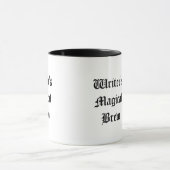 Schrijvers Ancient Text Classic Tea of Coffee Mok (Midden)