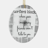 Schrijvers blokkeren keramisch ornament (Rechts)