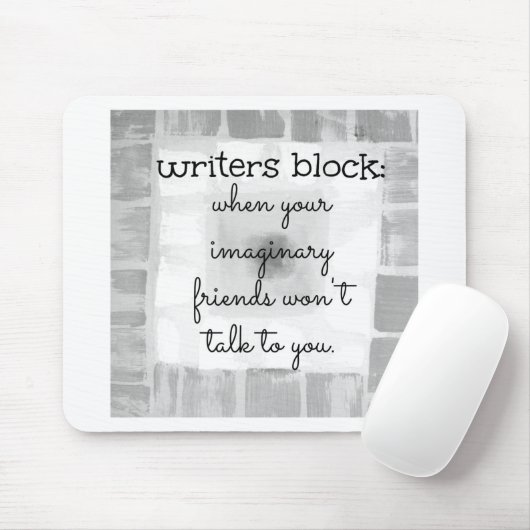 Schrijvers blokkeren muismat (Met muis)