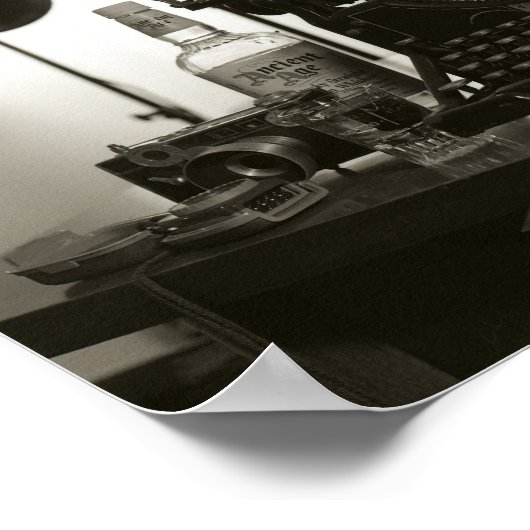 Schrijvers blokkeren poster (Hoek)