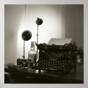 Schrijvers blokkeren poster