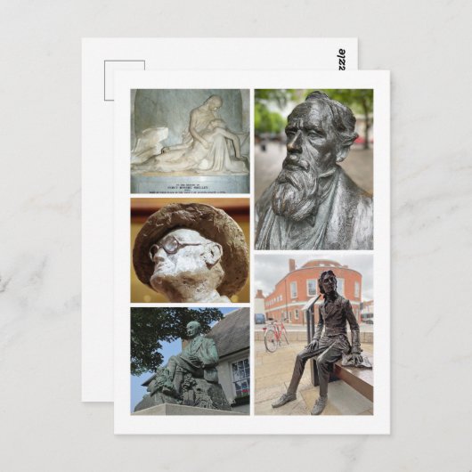 Schrijvers Briefkaart (Voorkant / Achterkant)