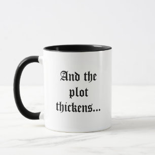 Schrijvers cadeau, klassieke thee of koffie-Mok Mok