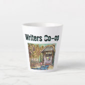 Schrijvers Co-op Latte Mok (Voorkant)
