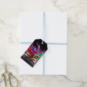 Schrijver's Delight Kleurrijk Cadeaulabel (Met Touw)