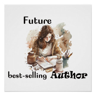 Schrijvers Inspiratie Poster Print Auteur Cadeau