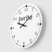 Schrijvers Klokken Funny schrijven Aangepast voor  (Hoek)