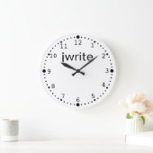 Schrijvers Klokken Funny schrijven Aangepast voor  (Huis)