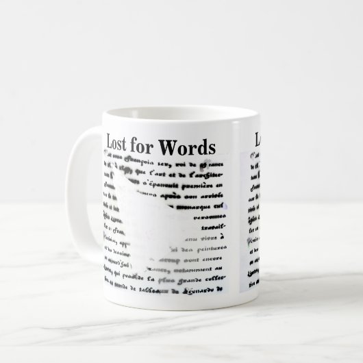 Schrijvers Koffiemok (Voorkant links)