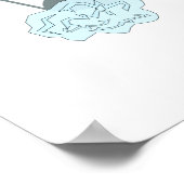 Schrijvers leven concept ontwerpversie van tekenin poster (Hoek)