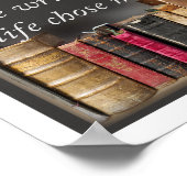 Schrijvers leven epic Quote Poster (Hoek)