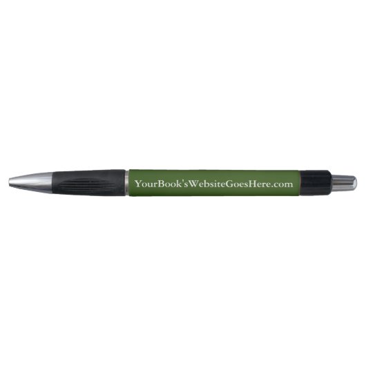 Schrijvers Promotionele Pen, veel kleuren, groene Pen (Voorkant)
