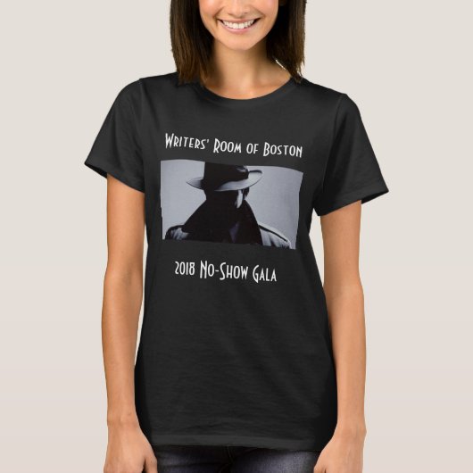 Schrijvers' Room 2018 No-Show Gala Dark T-shirt (Voorkant)