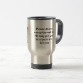 Schrijver's Travel Mug (Hij) Reisbeker (Voorkant rechts)