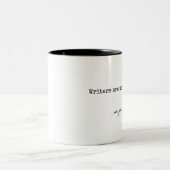 Schrijvers zijn niet antisociaal: Mok voor schrijv (Center)